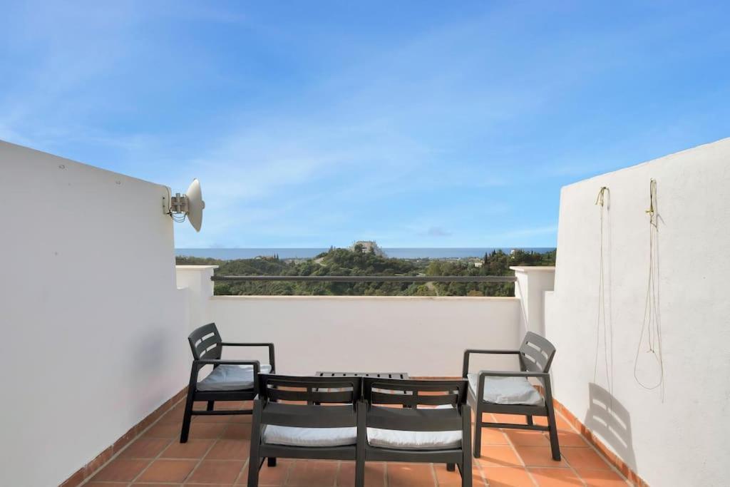 Duplex Con Vistas Al Mar, Piscina Y Gimnasio - Las Abejeras 226 Estepona Extérieur photo